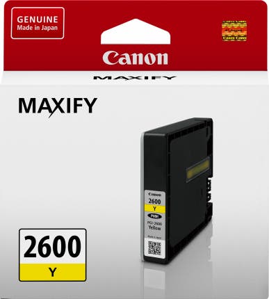 Canon PGI2600Y yellow ink tank printer cartridge