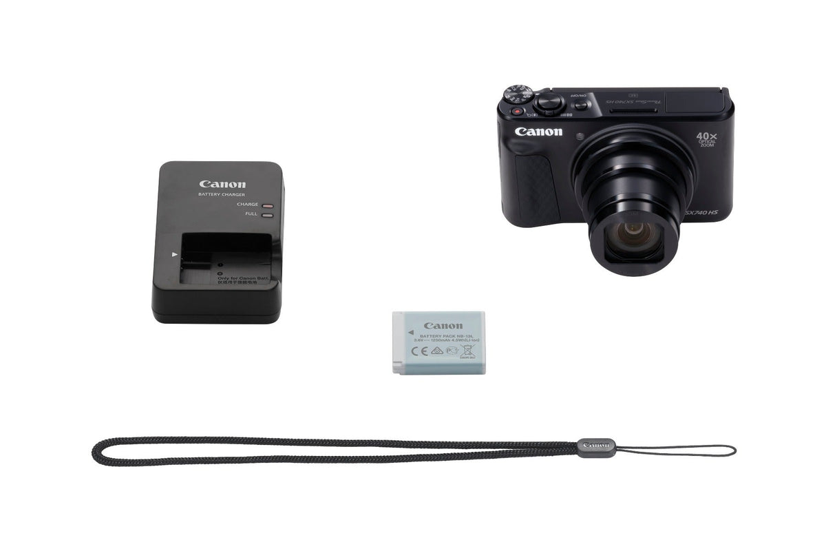 Canon Powershot SX740HS Black Digital Compact Camera - additional product view
