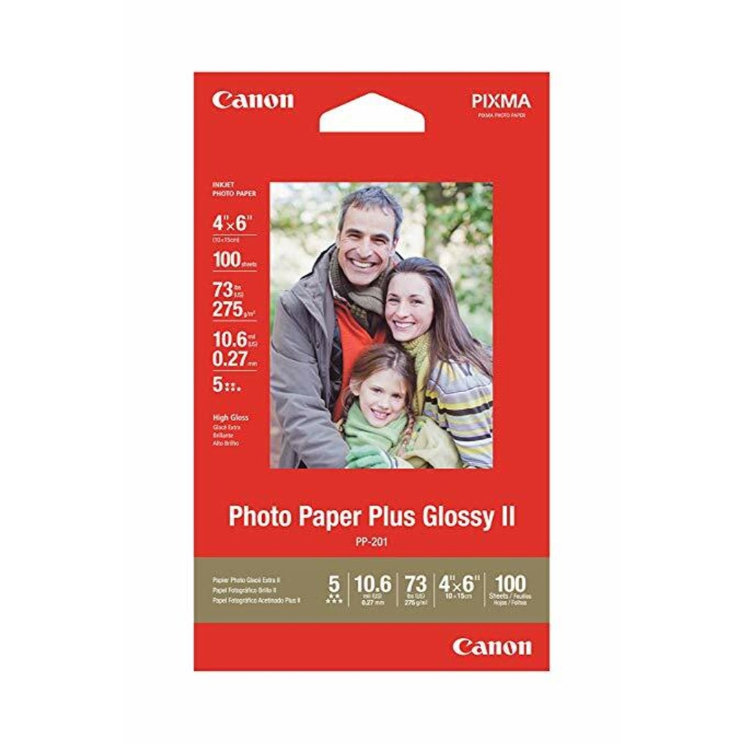 Canon PP3014X6-100 100 Sheets 265 gsm Photo Paper Plus Glossy II Paper - additional product view