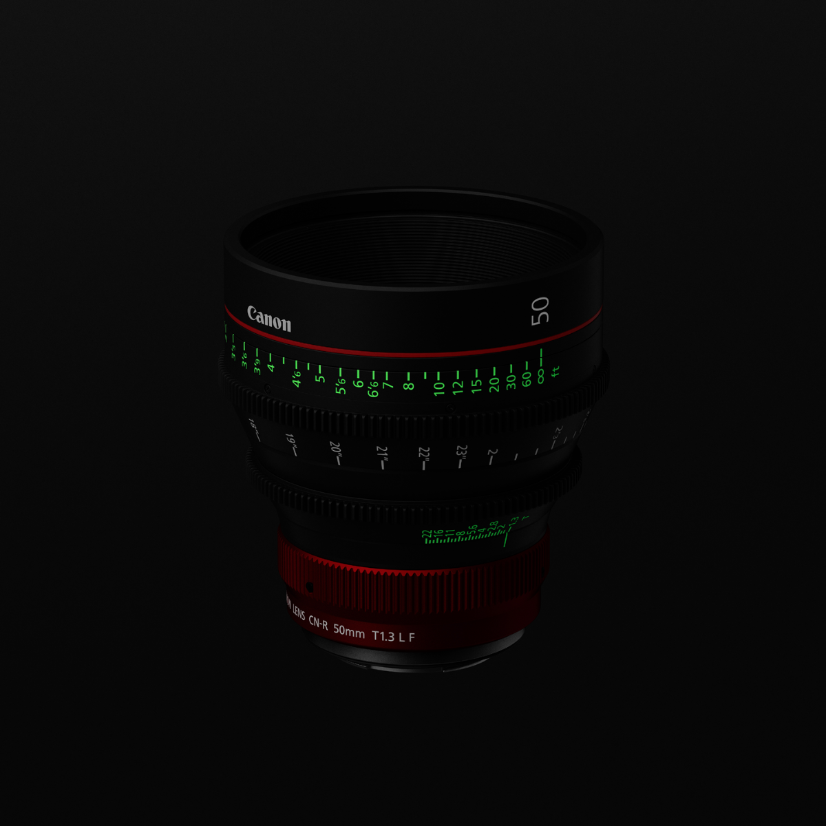 Canon R50mm T1.3 L F Cine Lens - additional product view