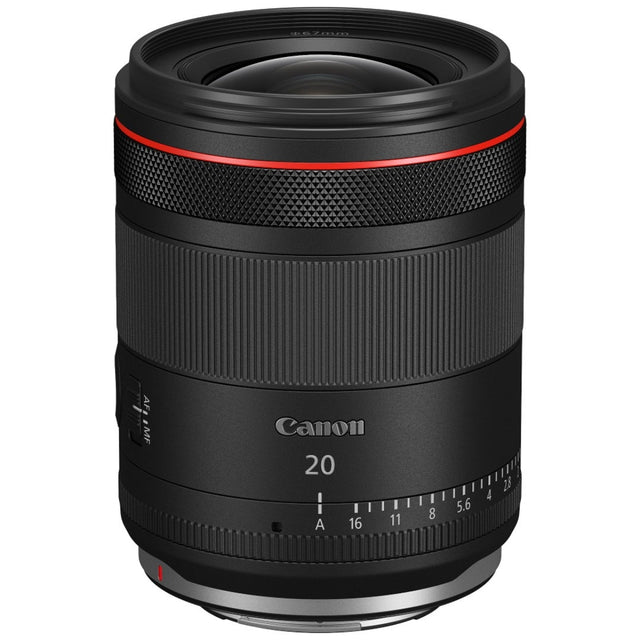Canon RF 20mm f/1.4L VCM wide angle prime lens