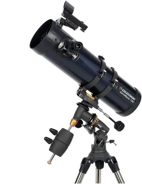 Celestron Astromaster 130EQ reflector telescope.