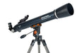 Celestron AstroMaster LT 60AZ refractor telescope with smartphone adapter and moon filter