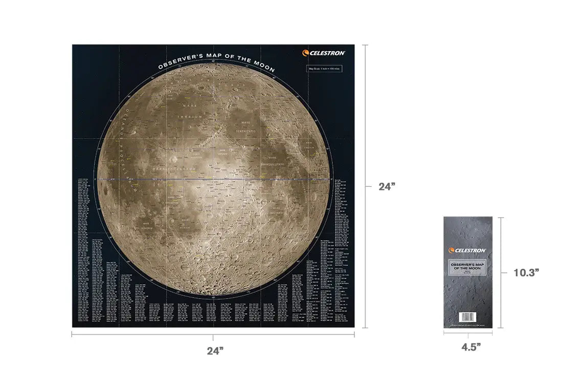 Celestron Observers Map of the Moon - additional product view