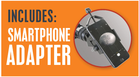 Celestron Powerseeker 127EQ-MD Newtonian With Phone Adapter, Motor & Moon Filter - additional product view