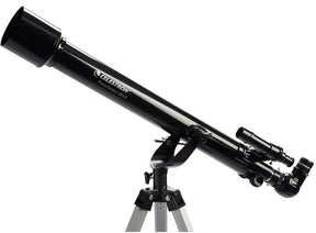 Celestron Powerseeker 60AZ refractor telescope.