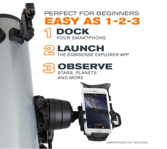 Celestron StarSense Explorer DX 130AZ Reflector Telescope - Smartphone App-Enabled - additional product view