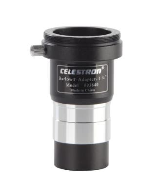 Celestron T-Adapter and Barlow Lens, universal, 1.25 inch