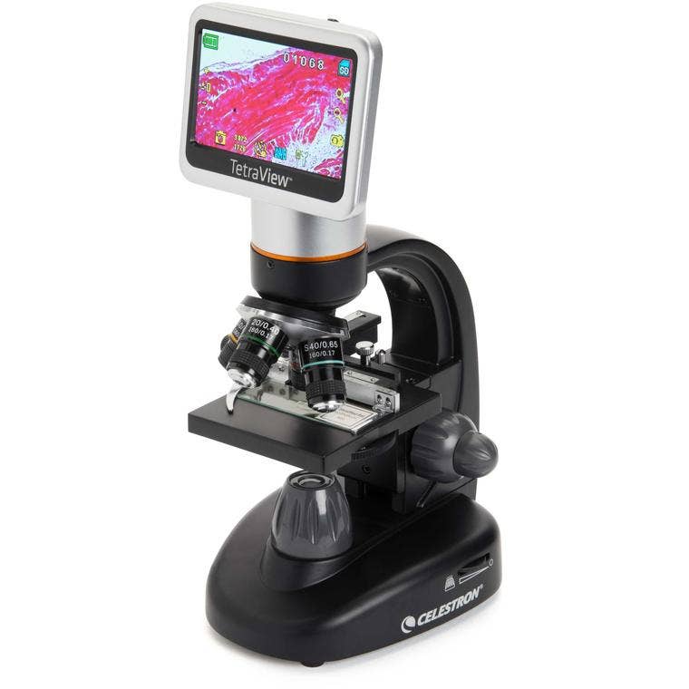 Celestron TetraView LCD digital touch screen microscope