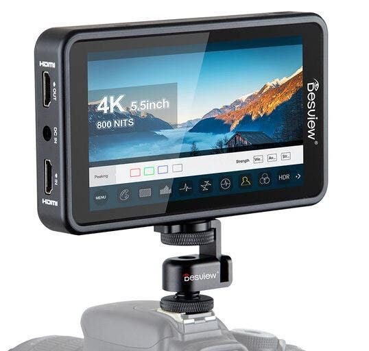 Desview R5II 5.5 inch touch screen on-camera field monitor