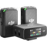 DJI Mic 2-person wireless microphone system for camera and smartphone