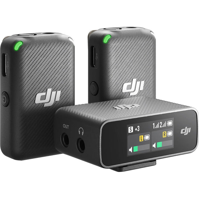 DJI Mic 2-person wireless microphone system for camera and smartphone