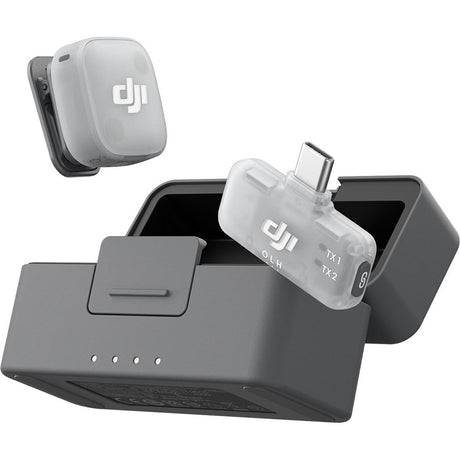 DJI Mic Mini 2 with 1 transmitter, 1 mobile receiver and charging case