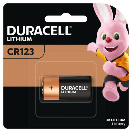Duracell High Power Lithium CR123 Batteries, 1 Pack