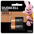Duracell High Power Lithium CR123 Batteries, 2 Pack
