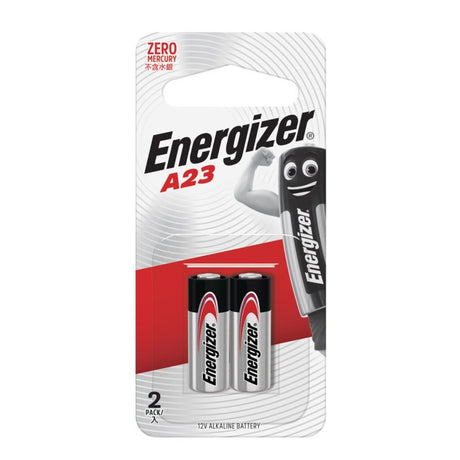 Energizer A23 batteries, 2 pack