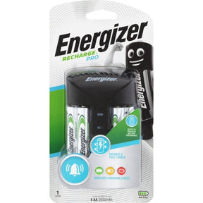 Energizer Pro Charger with 4 rechargeable AA batteries