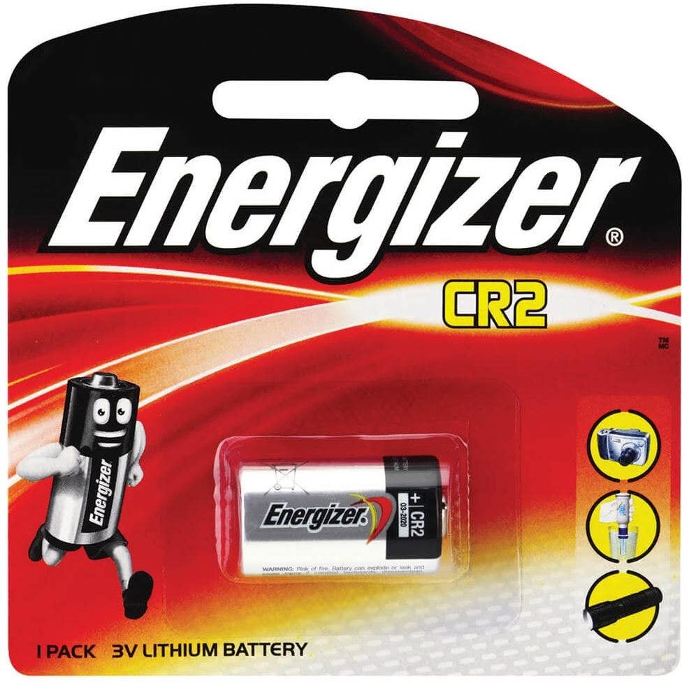 Energizer CR2 3V lithium battery.