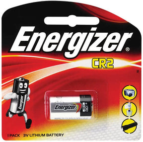 Energizer CR2 3V lithium battery.