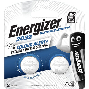 Energizer Ultimate Lithium CR2032 battery, 2 pack