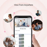 EZVIZ BM1 2MP Wireless Baby Monitor - Peach Bunny - additional product view