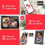 Firefly Frameo 10.1" Wi-Fi Digital Photo Frame - Black - additional product view