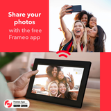 Firefly Frameo 10.1" Wi-Fi Digital Photo Frame - Glass - additional product view