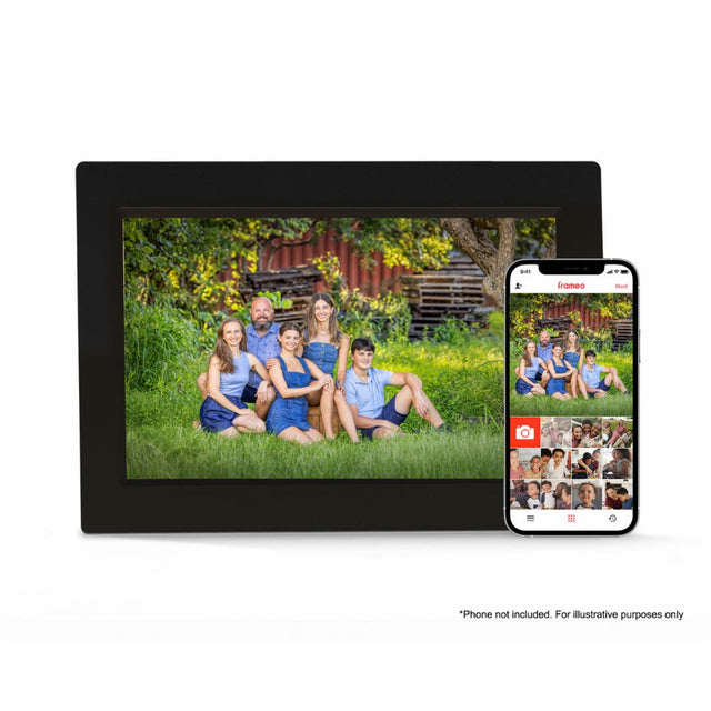 Firefly Frameo 10.1 inch Wi-Fi Digital Photo Frame, glass finish