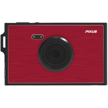 FireFly Pixus Slim Digital Compact Camera in red metallic