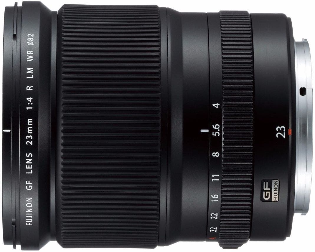 Fujifilm GF 23mm f/4 R LM WR lens for GFX series