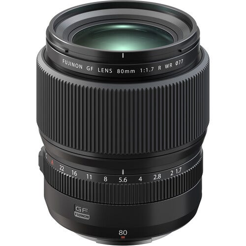 Fujifilm GF 80mm F1.7 R WR lens