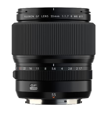 Fujifilm GF55mm f/1.7 R WR lens for GFX series