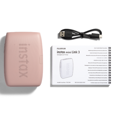 FujiFilm Instax Mini Link 3 Rose Pink Instant Printer - additional product view