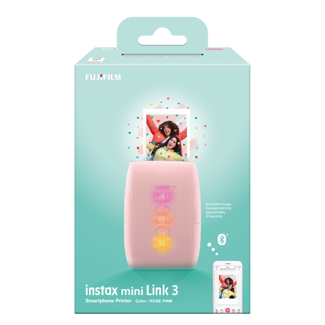 FujiFilm Instax Mini Link 3 Rose Pink Instant Printer - additional product view