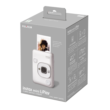 FujiFilm Instax Mini LiPlay (USB-C)Instant Camera - Misty White - additional product view