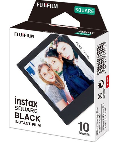 Fujifilm Instax Square Black Frame instant film, 10 sheets