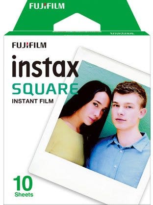Fujifilm Instax Square instant film, 10 sheets