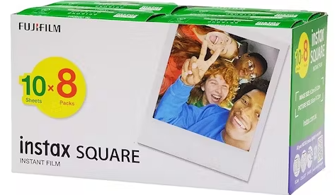 FujiFilm Instax Square Instant Film - (80 Sheets) - additional product view