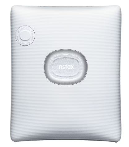 Fujifilm Instax Square Link SmartphonePrinter in Ash White with accessories