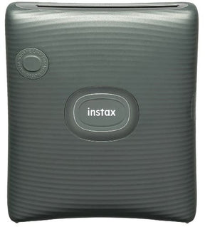Fujifilm Instax Square Link SmartphonePrinter in Midnight Green with accessories