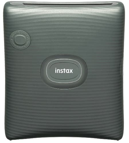 Fujifilm Instax Square Link SmartphonePrinter in Midnight Green with accessories