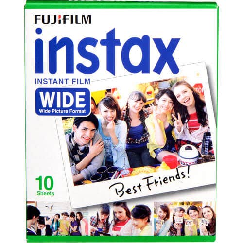Fujifilm Instax Wide Instant Film, 10 sheets