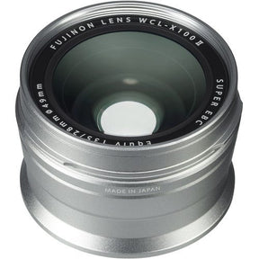 FujiFilm WCL-X100 II wide conversion lens, silver, Fujifilm X mount