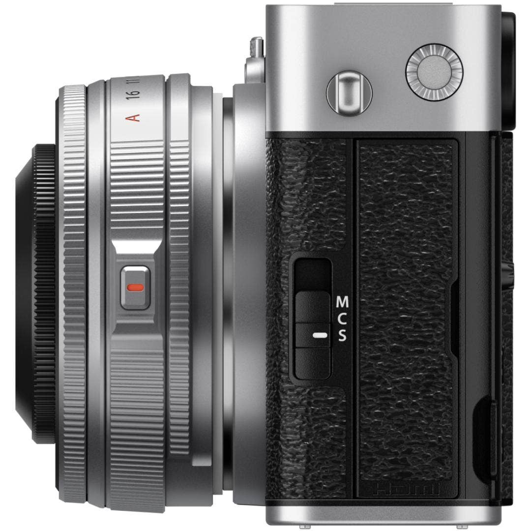 FujiFilm X-E5 Silver w/ XF 23mm f/2.8 R WR Lens Compact System Camera - additional product view
