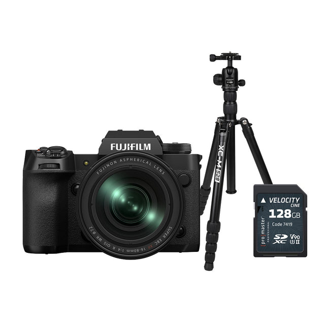 FujiFilm X-H2 with 16-80mm F4 R OIS lens, PRO XCM528 and V90 card