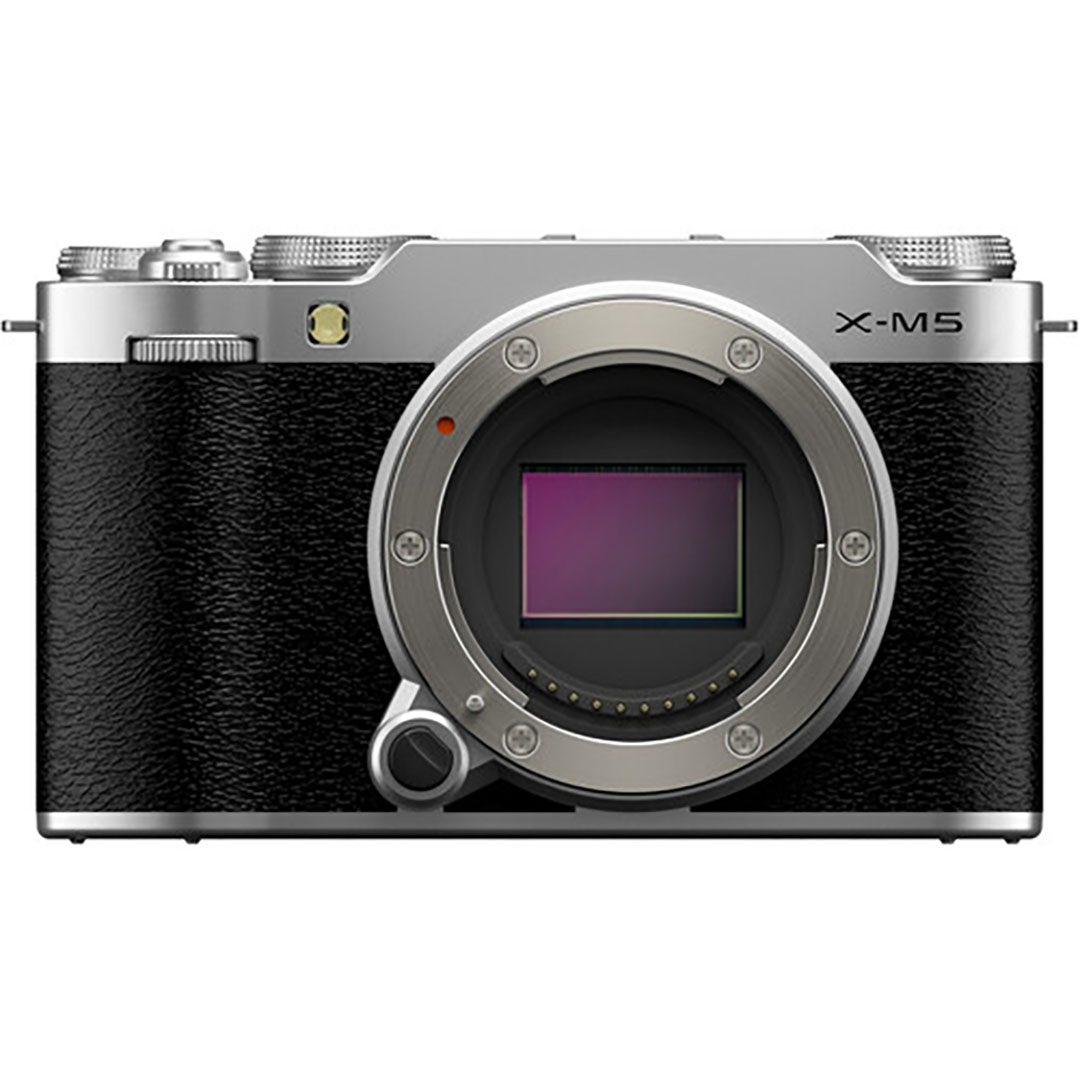 FujiFilm X-M5 silver body only compact system camera