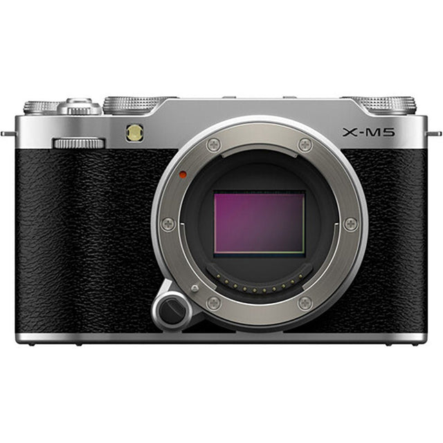 FujiFilm X-M5 silver body only compact system camera