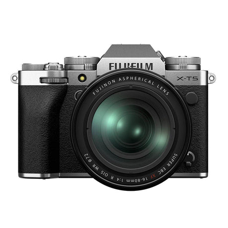 FujiFilm X-T5 Silver w/XF16-80 mm f/4R OIS WR Lens Compact System Camera - additional product view