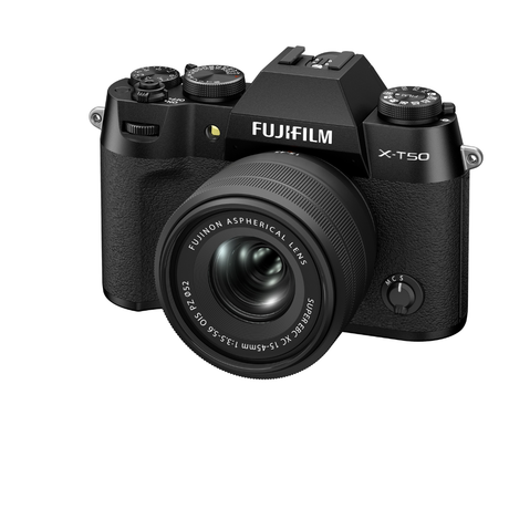 FujiFilm X-T50 Black Body w/XC 15-45mm Lens (HB) Compact System Camera - additional product view
