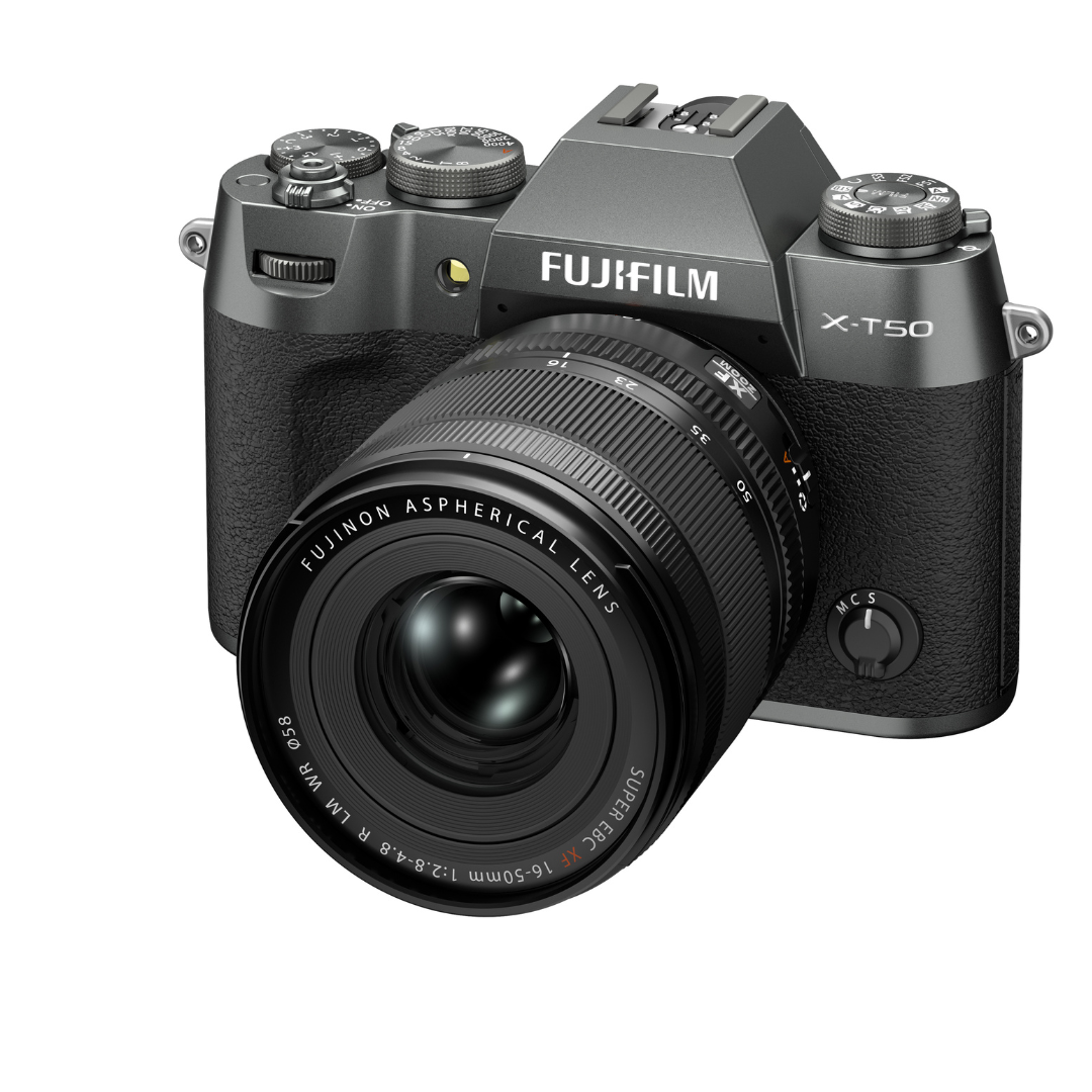 FujiFilm X-T50 Charcoal Silver Body w/XF16-50mm Lens (HB) Compact System Camera - additional product view